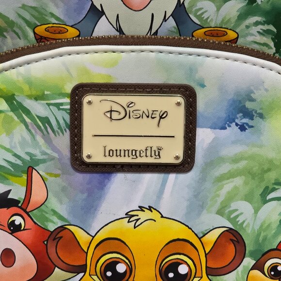Loungefly Disney The Lion King Chibi Simba & Friends Mini Backpack –VG Used Con. - Picture 3 of 16